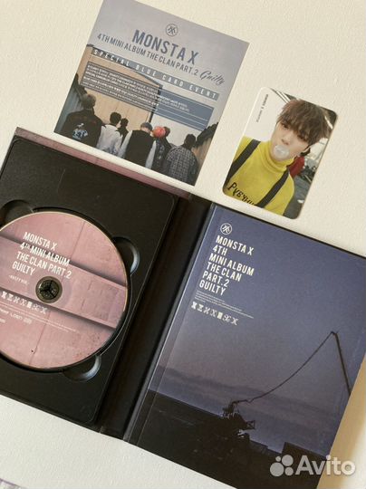 Альбом monsta x 4th mini album guilty ver.guilty