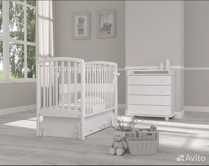 Детская кроватка Гандылян универсальным маятником