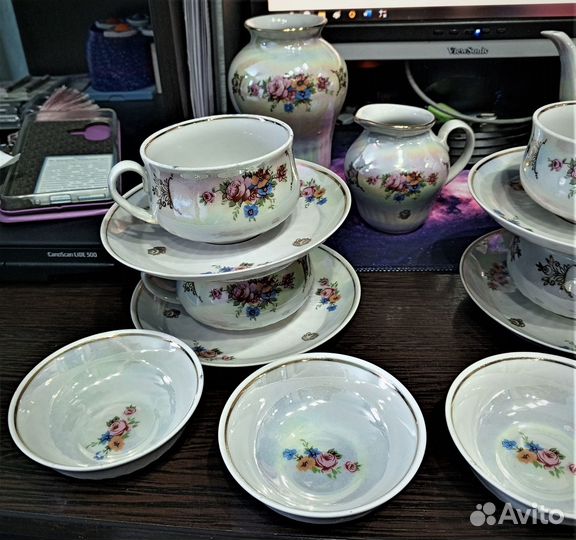 Чайный сервис 1С 99г. с пиалами