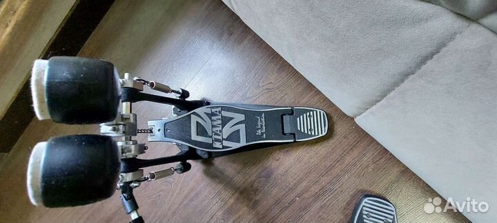 Двойная педаль для бас барабана