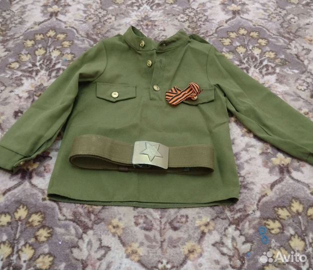 Военная рубашка детская