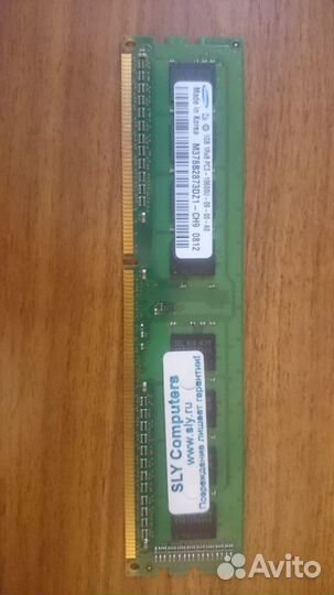 Оперативная память Samsung DDR3 PC3-10600 1 Гб