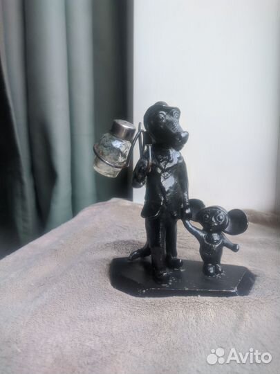 Набор для специй крокодил Гена и Чебурашка, СССР