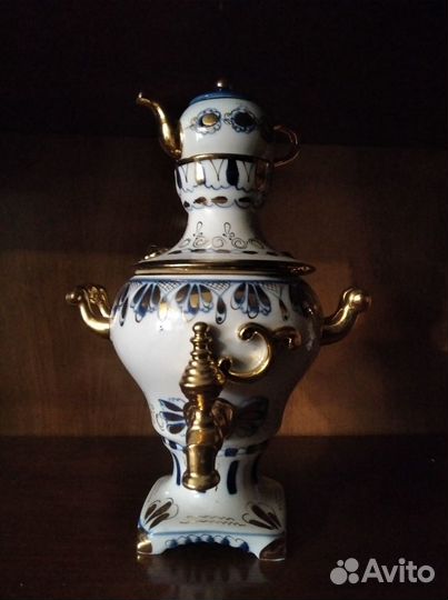 Самовар гжель СССР