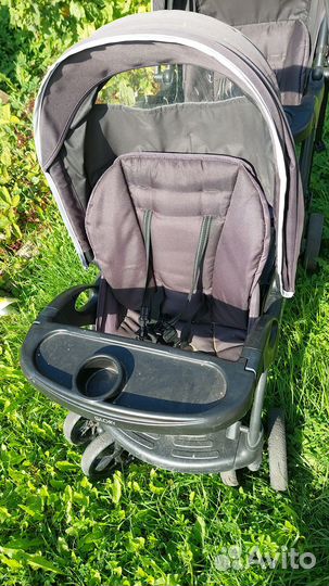 Коляска для двойни погодок