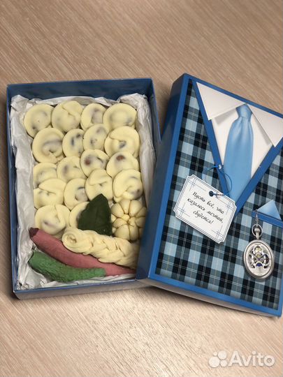 Шоколадные пельмени и подарки мужчине, мужу, папе