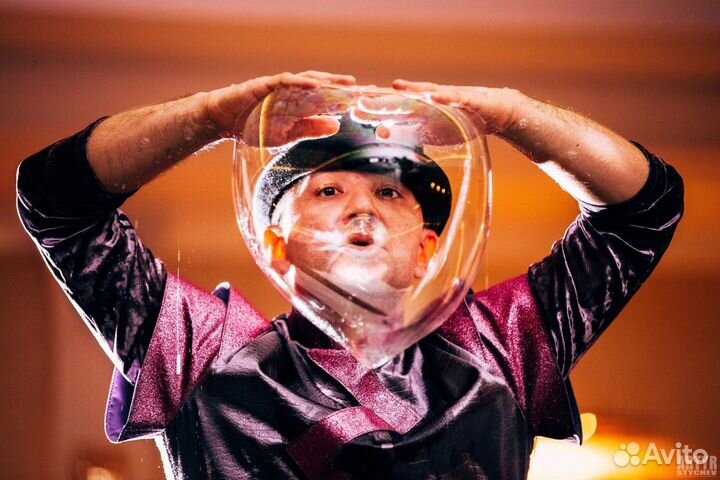 Шоу мыльных пузырей, аниматоры, шоу