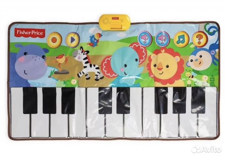 Пианино коврик развивающий Fisher price