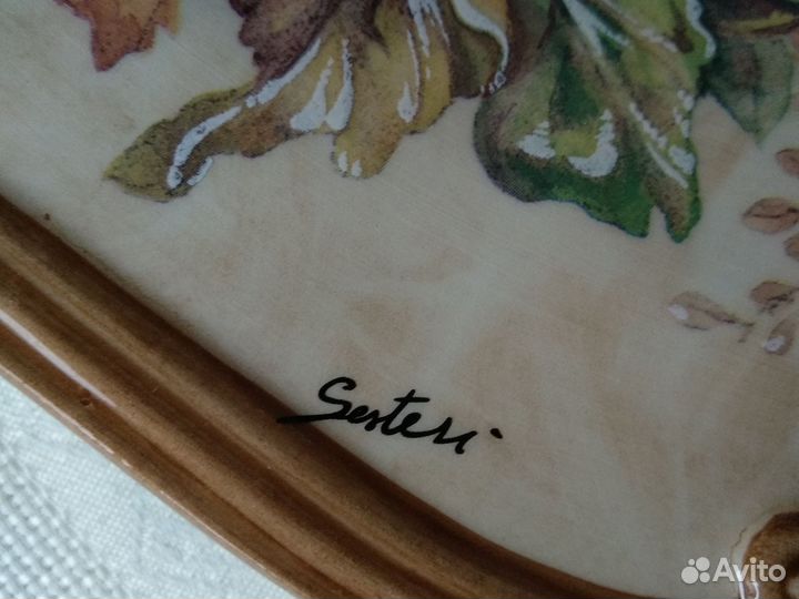 Блюдо круглое Элианто керамика Италия LCS 36 см