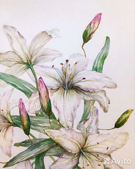 Картина акварелью 