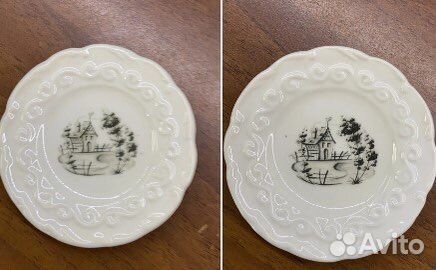 Две тарелочки. Capodimonte