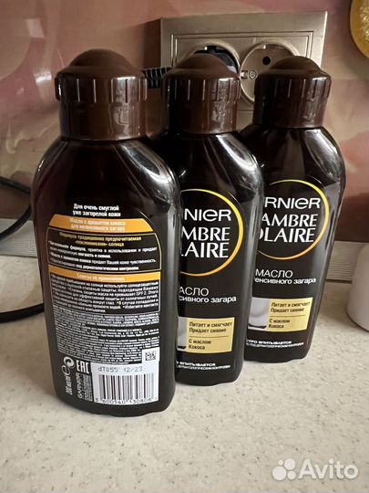 Garnier ambre solaire масло