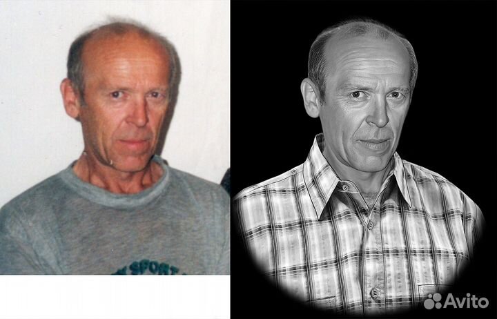 Ретушь фотографий на памятник, восстановление стар