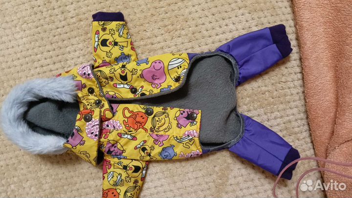Комбинезон для собаки По спинке 24см В объеме 28см