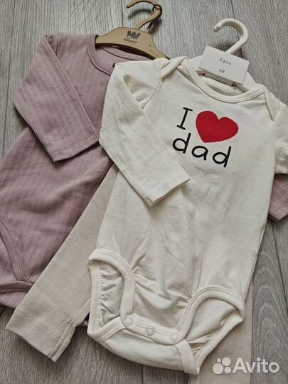 Комплект боди и штанишки H&M wowo