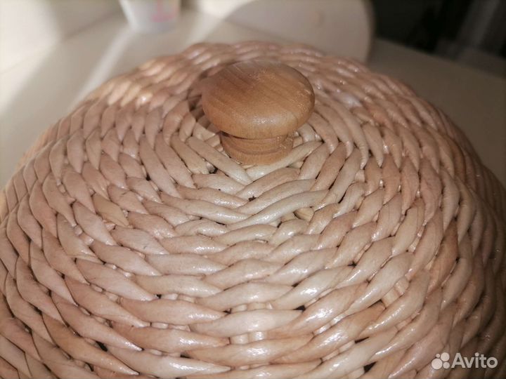 Хлебница из лозы