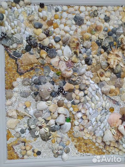Панно из ракушек