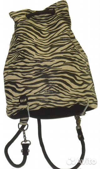 Рюкзак Mi-Pac Canvas Zebra модный, удобный, новый