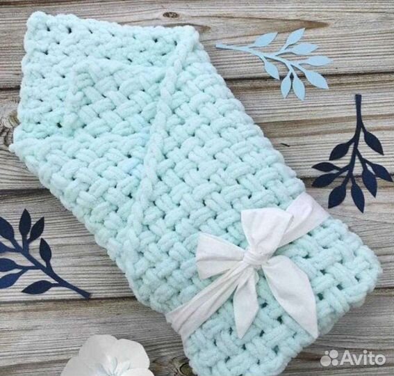 Новый плед пуффи (большой) 80 на 120