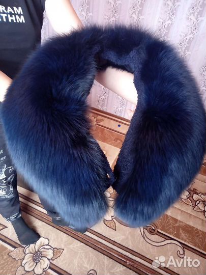 Меховой воротник песец