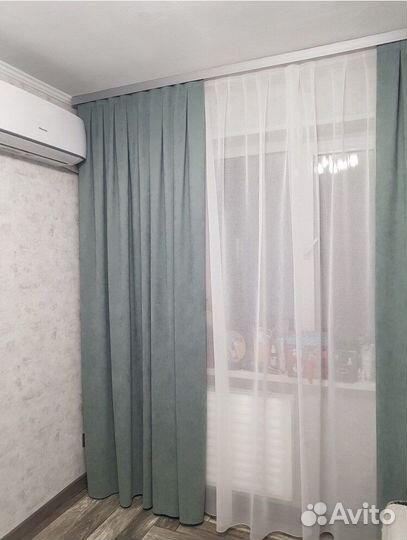 Тюль рисунок лён