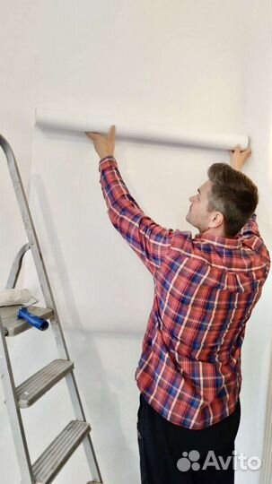 Поклейка обоев, Косметический ремонт