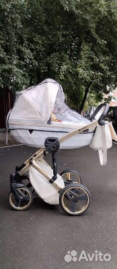 Коляска 2 в 1 эко кожа
