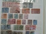250 старинных марок без повторов с 1870х