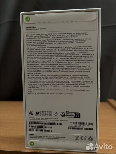 iPhone 15 Pro, 128 ГБ