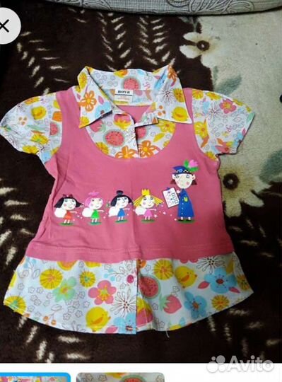 Летняя одежда для девочки 86-92-98