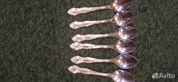 Столовые приборы СССР, нержавейка, роза