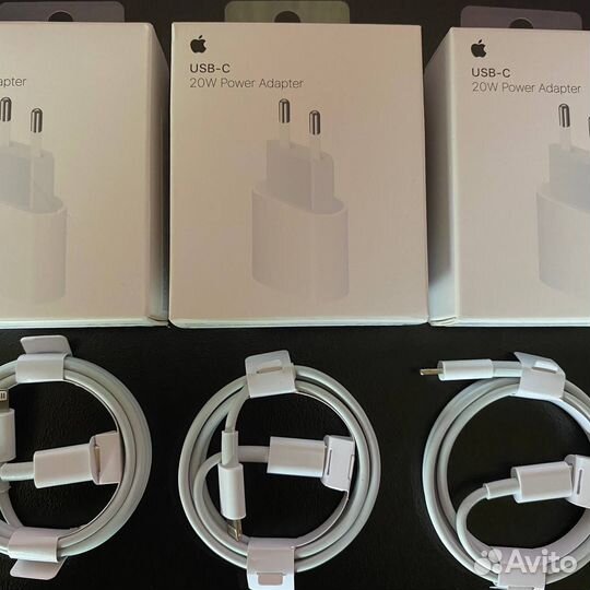 Блок питания 20W Apple+кабель