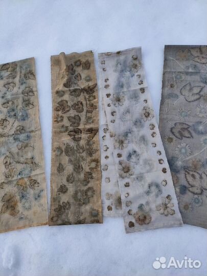 Отрез ткани лен, хлопок для творчества
