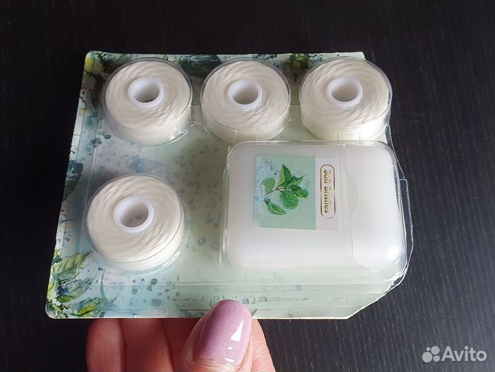 Зубная нить Soft bristles с запасными блоками