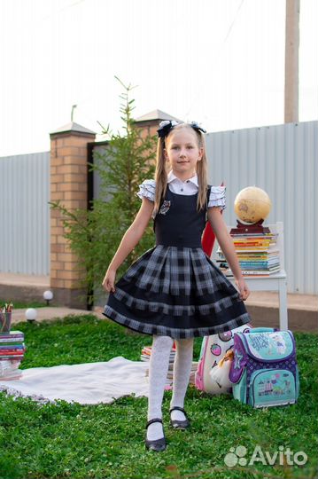 Сарафан школьный 128 Ореана гимназия 7