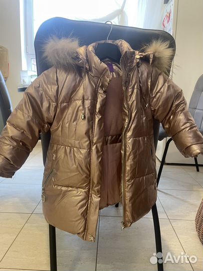 Пуховик - куртка для девочки 104