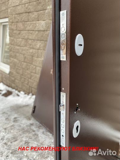Толстая дверь входная напрямую с завода