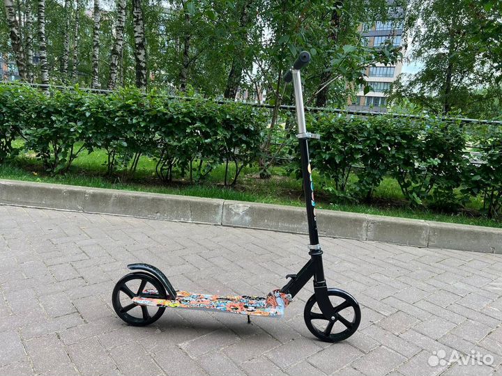 Самокат двухколесный, подростковый, складной