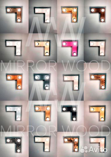 Гримерное зеркало с подсветкой