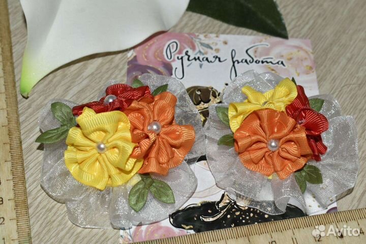 Повязки,ободки,резинки,заколки ручной работы