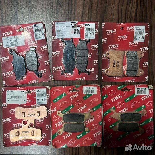 Тормозные колодки TRW, Brembo, Galfer