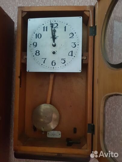 Часы настенные деревянные СССР