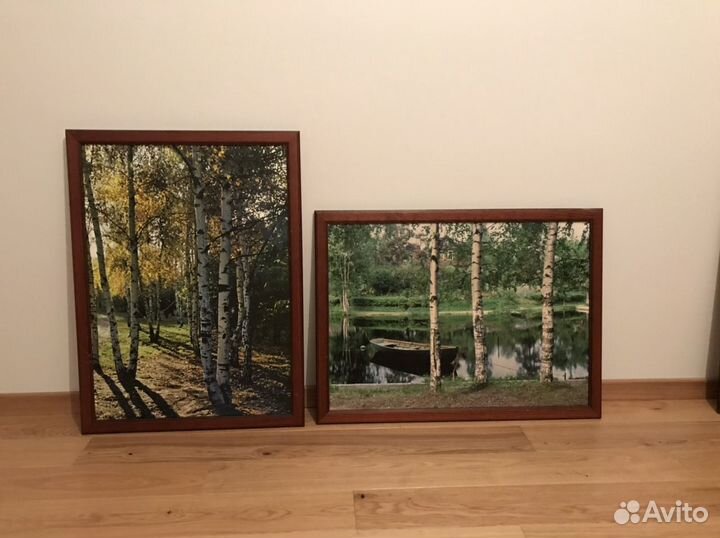 Картины берёзы и репродукция Ван Гога