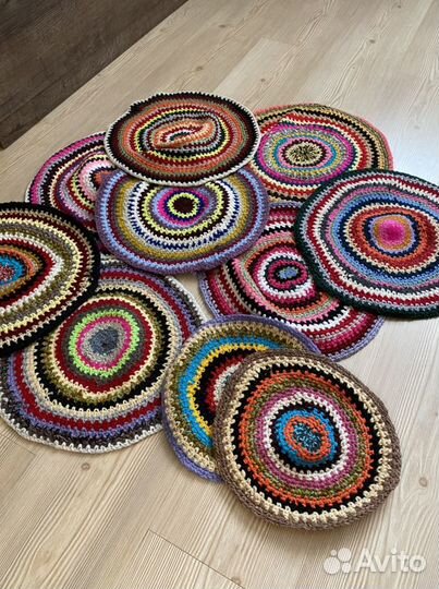 Вязанные коврики