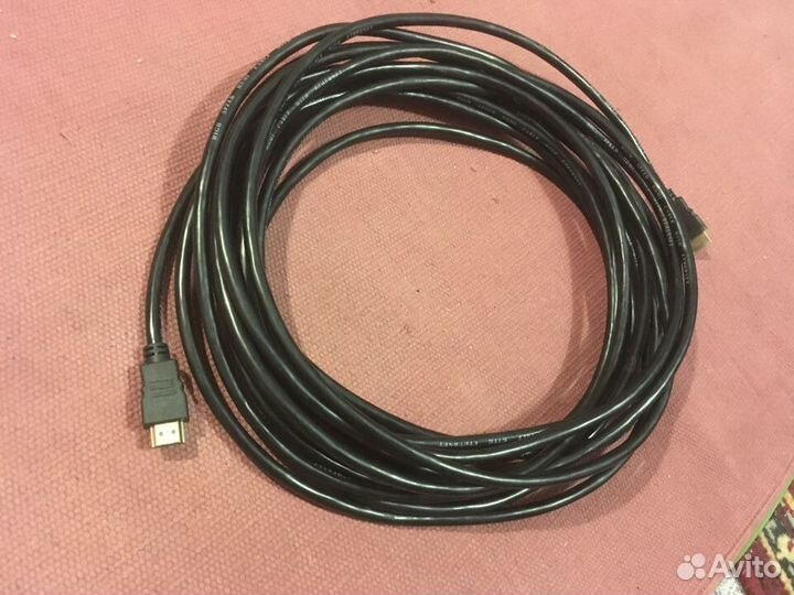 Кабель hdmi with ethernet 10 метров