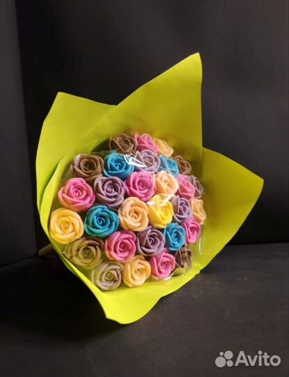 Шоколадные Розы - 29 шт в Букете