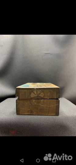 Шкатулка деревянная старинная