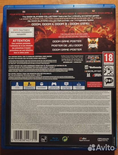 Doom Slayers collection ps4