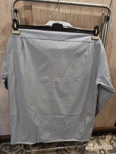 Новая рубашка мужская в полоску хлопок 58 размер