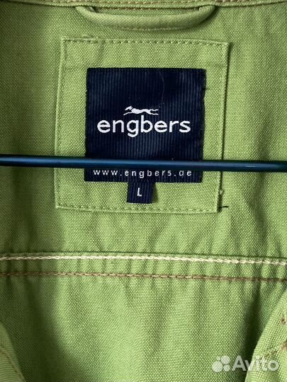 Зеленая джинсовая куртка Engbers, L